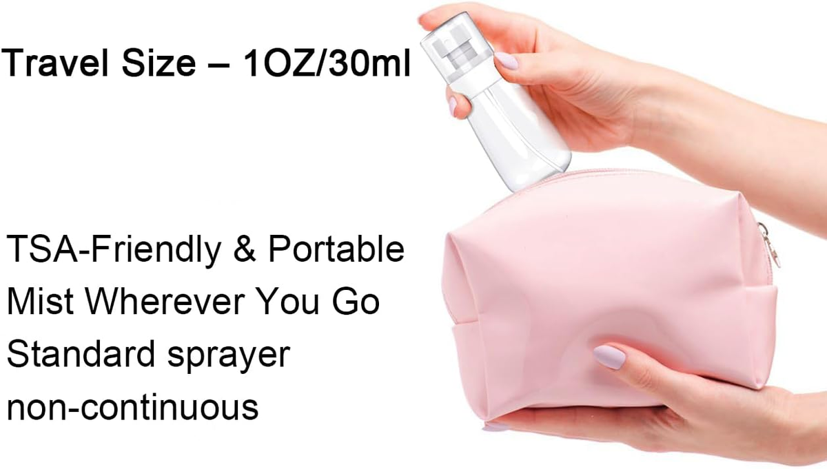 Laurel Gardenware Pink Continuous Mist Spray Bottle Set with Travel Mister additional product photo