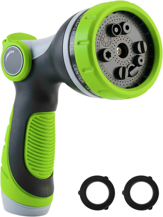 Laurel Gardenware Thumb-Control Multi-Pattern Hose Nozzle studio product photo