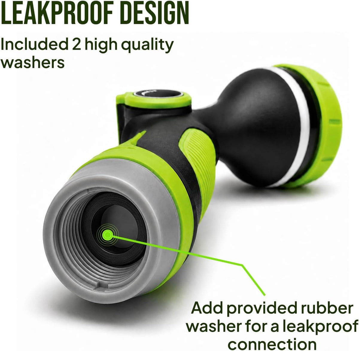 Laurel Gardenware Thumb-Control Multi-Pattern Hose Nozzle additional product photo
