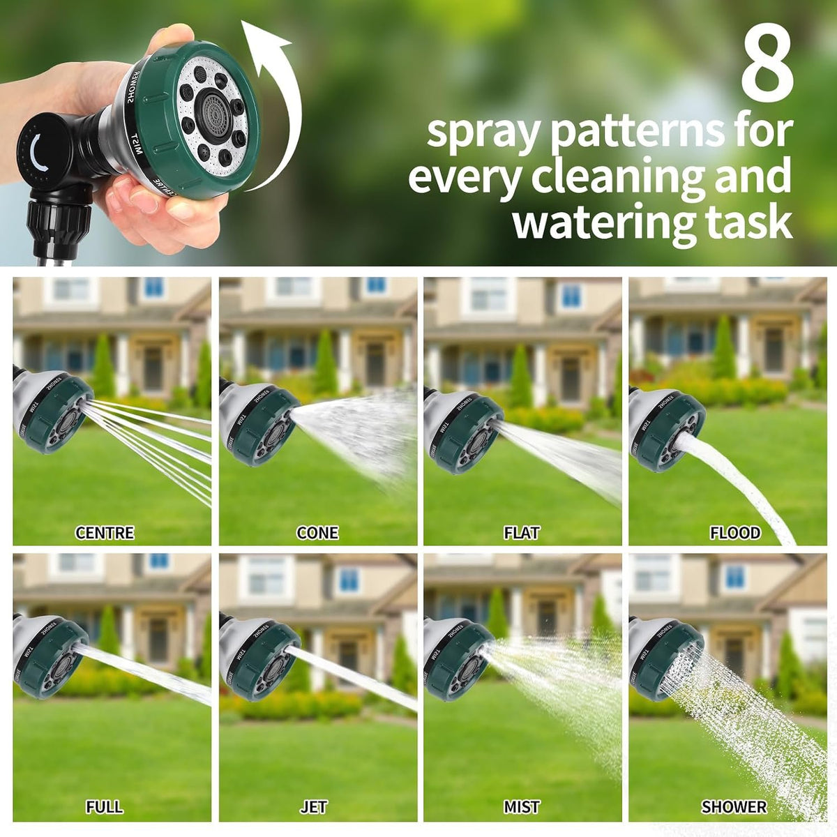 Laurel Gardenware Aluminum Watering Wand with Pivoting Spray Head additional product photo