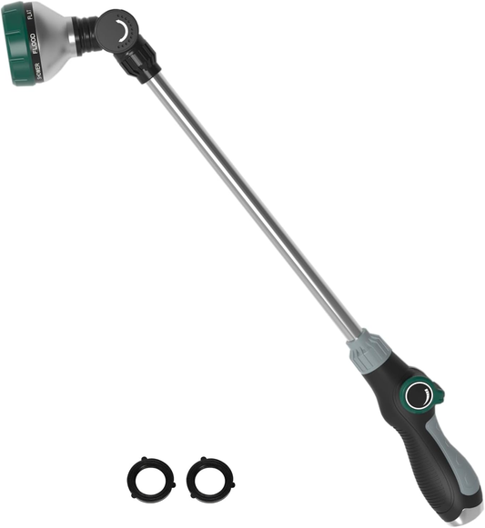 Laurel Gardenware Aluminum Watering Wand with Pivoting Spray Head studio product photo
