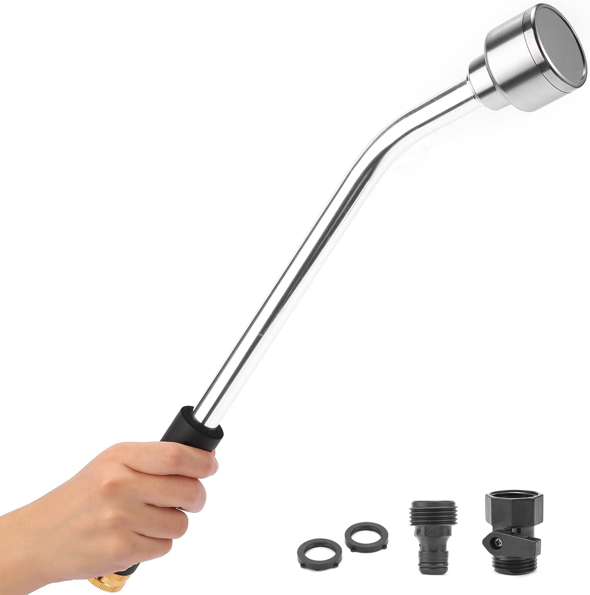 Laurel Gardenware Rain Watering Wand with Shut-Off Valve studio product photo