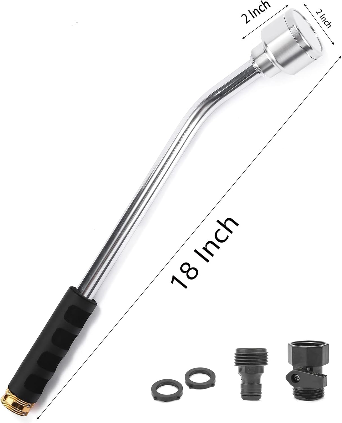 Laurel Gardenware Rain Watering Wand with Shut-Off Valve additional product photo
