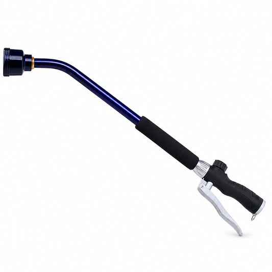 Laurel Gardenware Curved Aluminum Shower Wand with Hold-Open Clip studio product photo
