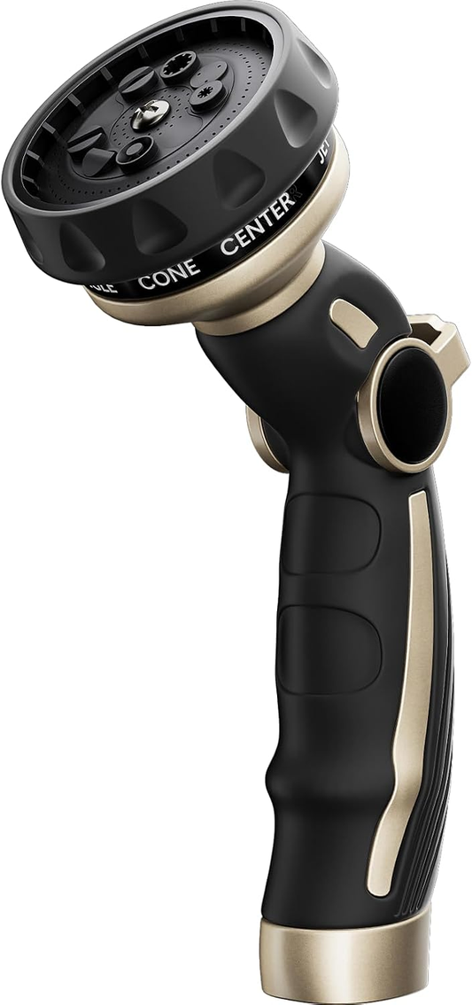 Laurel Gardenware Bronze Zinc Alloy Thumb-Control Hose Nozzle studio product photo