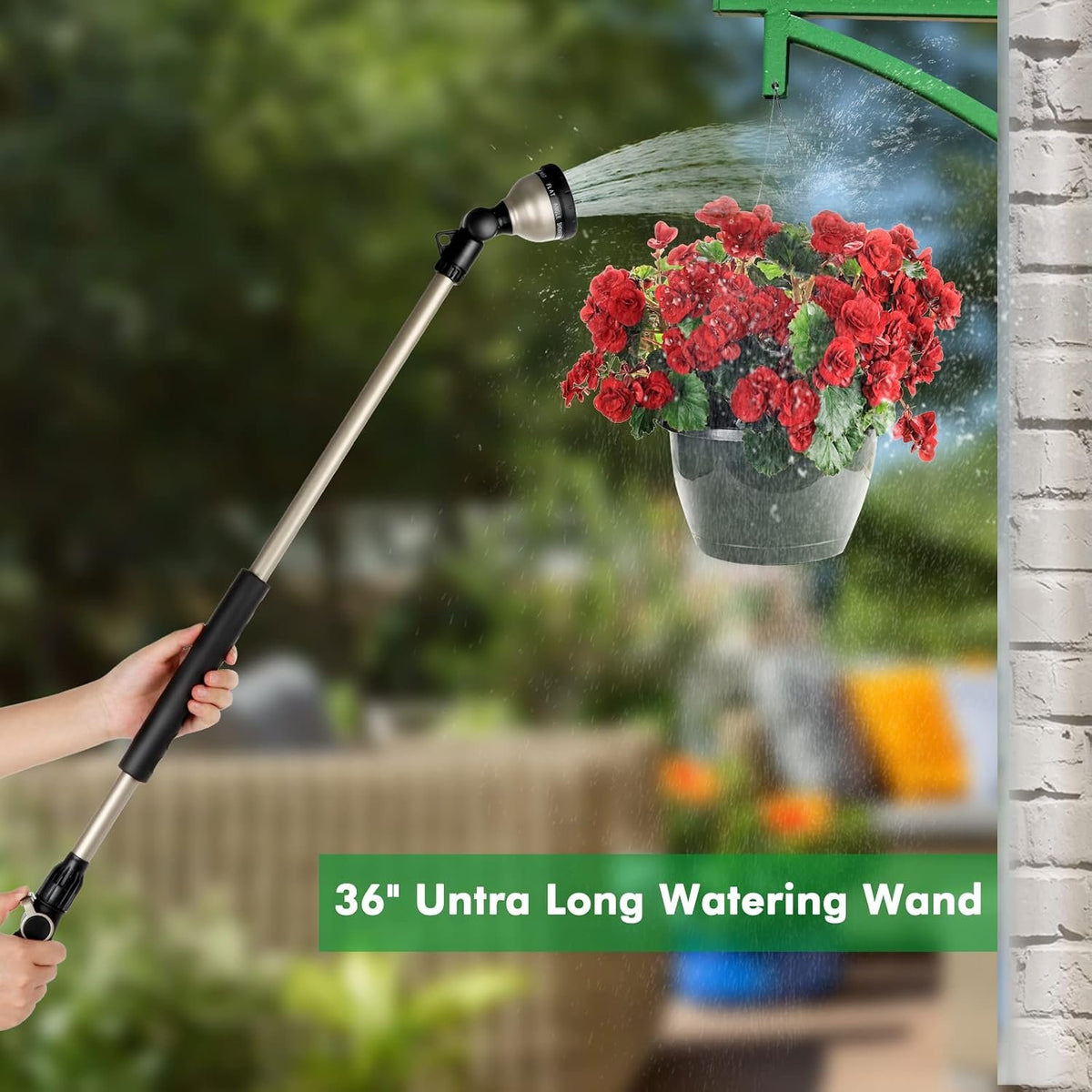 Laurel Gardenware Long-Reach Bronze Watering Wand with Ratcheting Head additional product photo