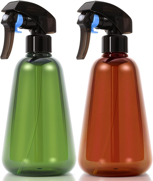 Laurel Gardenware Green and Amber Plant Mister Bottles studio product photo