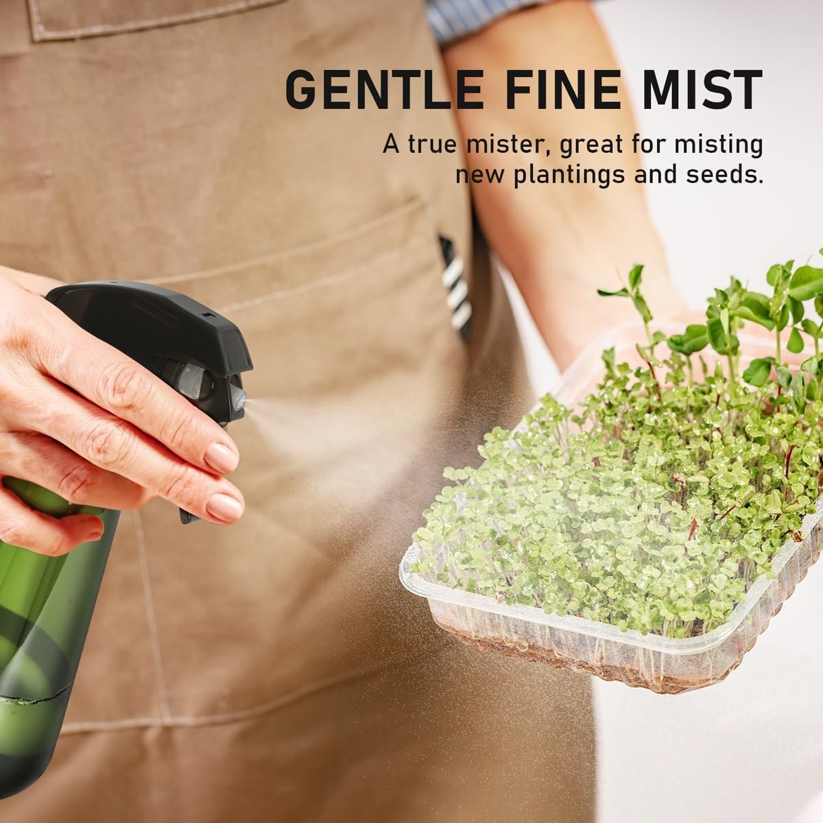 Laurel Gardenware Green and Amber Plant Mister Bottles additional product photo