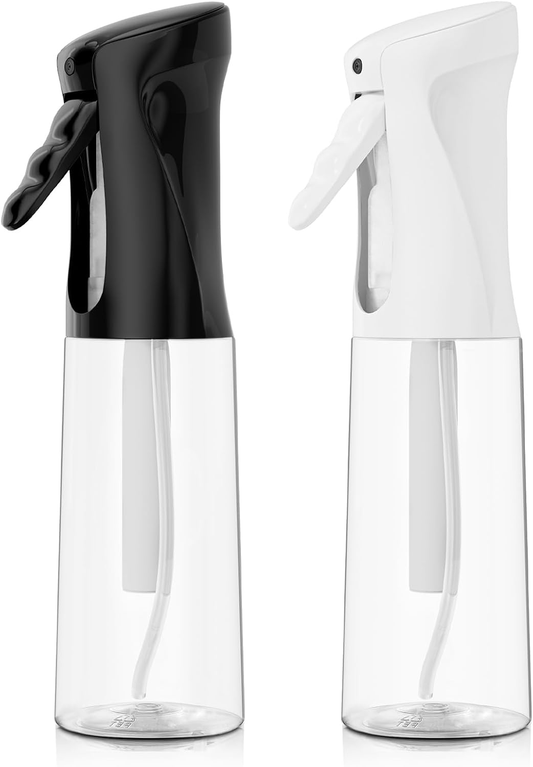 Laurel Gardenware Continuous Mist Spray Bottles in Black and White studio product photo