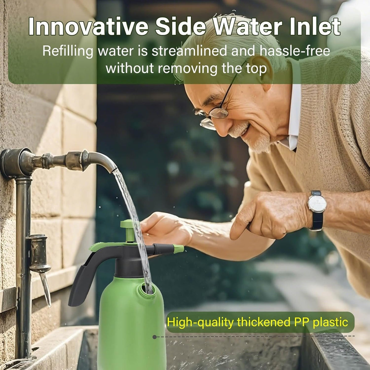Laurel Gardenware Mint Green Hand Pump Garden Sprayer additional product photo