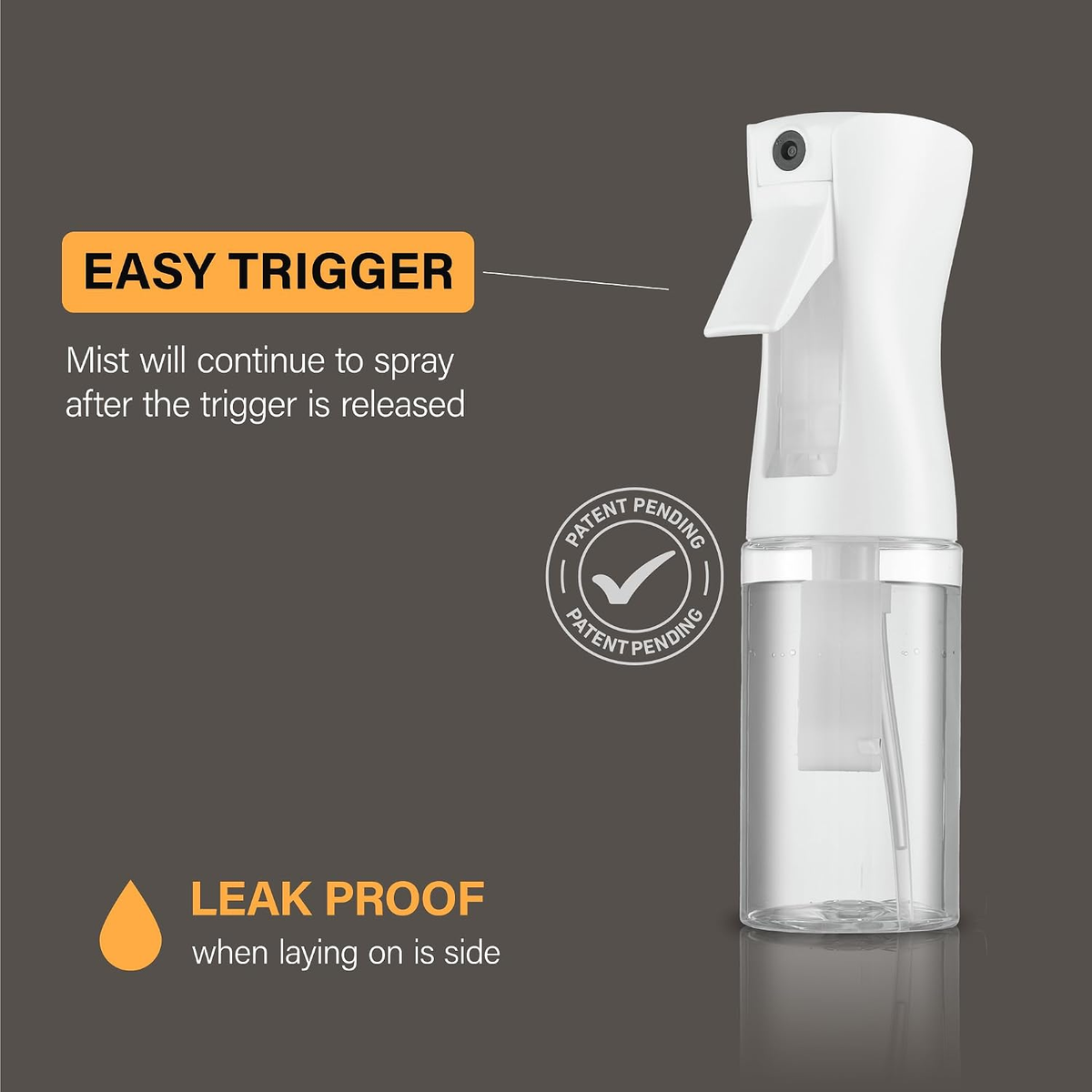 Laurel Gardenware Clear Continuous Fine Mist Spray Bottles additional product photo