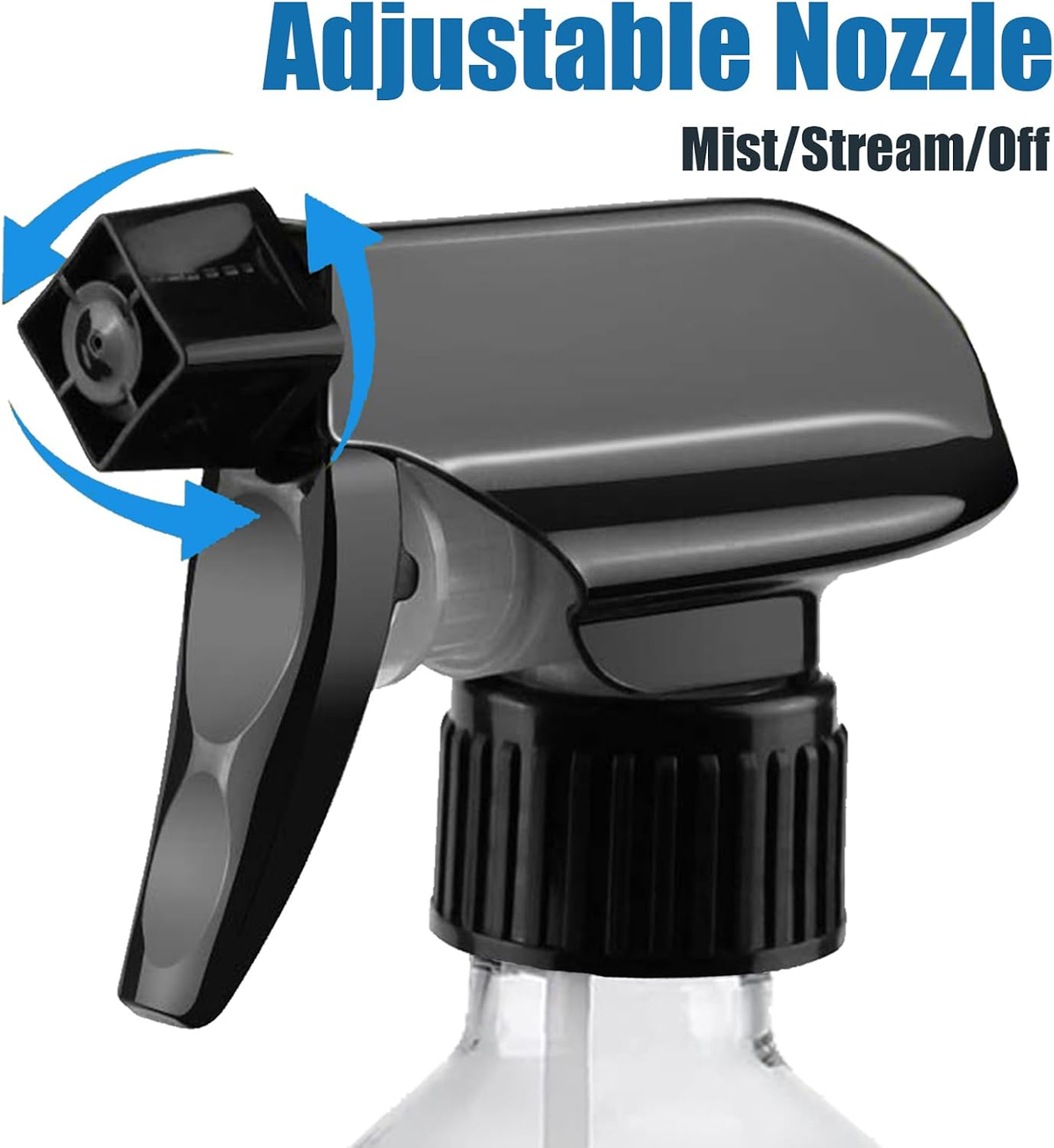 Laurel Gardenware Clear Trigger Spray Bottles with Adjustable Nozzle additional product photo