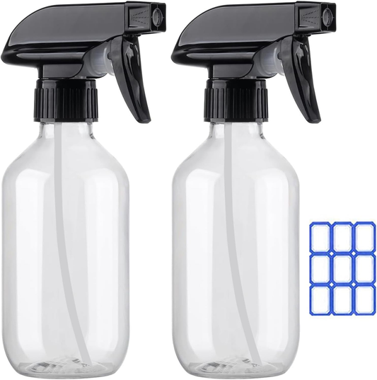 Laurel Gardenware Clear Trigger Spray Bottles with Adjustable Nozzle studio product photo