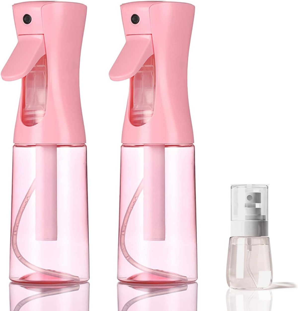 Laurel Gardenware Pink Continuous Mist Spray Bottle Set with Travel Mister studio product photo