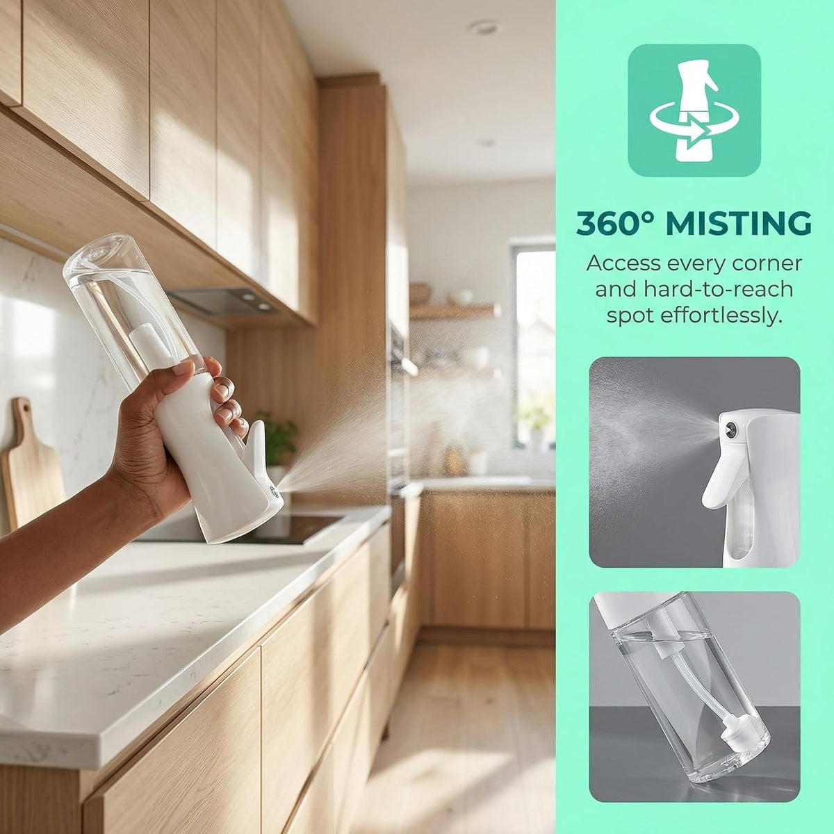 Laurel Gardenware Clear Continuous Mist Spray Bottle Multipack additional product photo