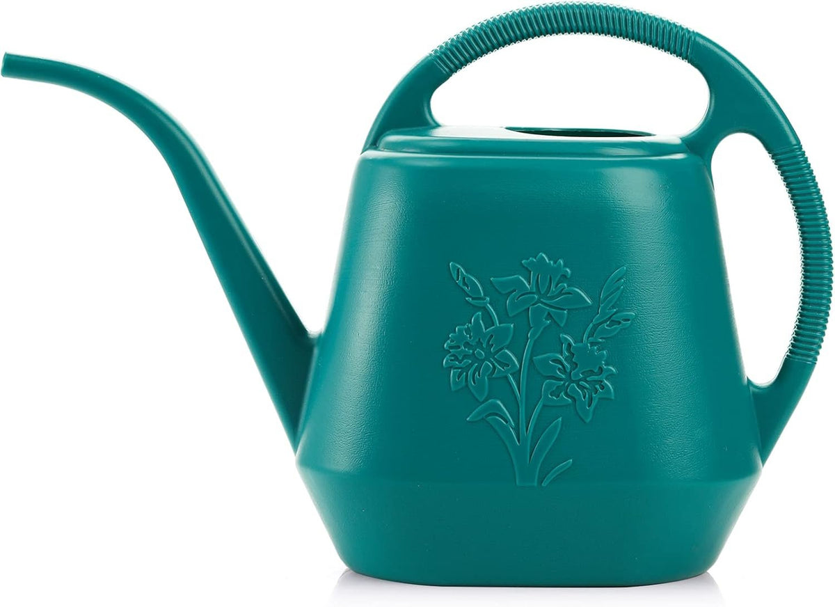 Laurel Gardenware Floral Embossed Long-Spout Watering Can studio product photo