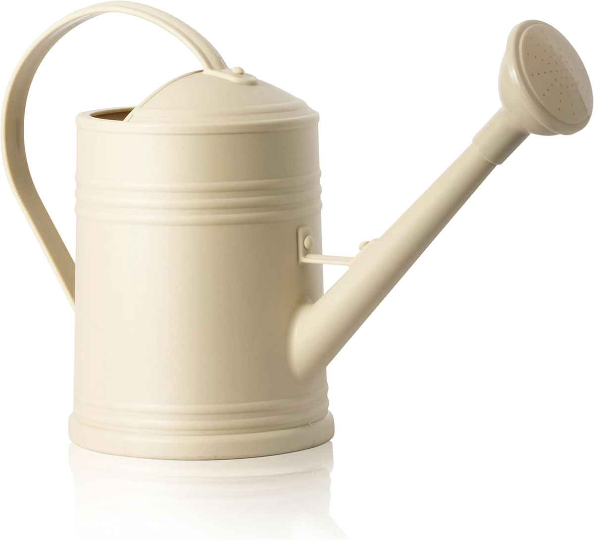 Laurel Gardenware Ivory Watering Can with Detachable Spray Head studio product photo