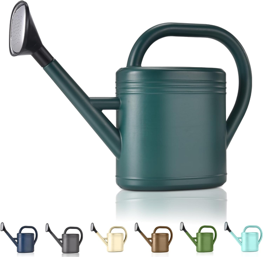 Laurel Gardenware Green Long-Spout Watering Can with Sprinkler Head studio product photo